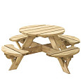 Kinderpicknicktafel rond Jimmy