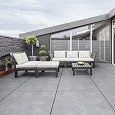 GeoCeramica® 80x80x4cm Impasto Grigio Décor