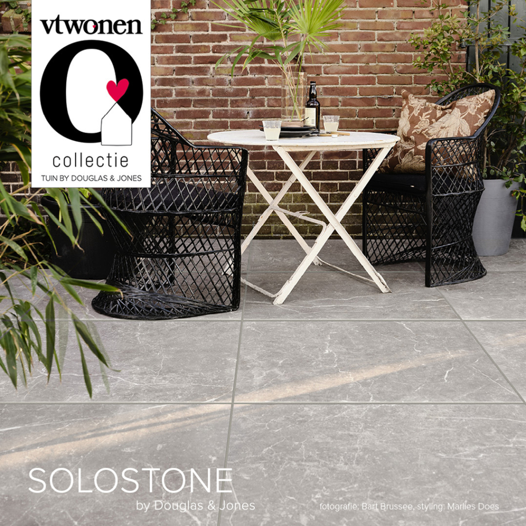 vtwonen Solostone Marble Warm Grey 90x90x3cm