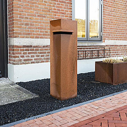 Brievenbus Corten Ivar 350x350x1200mm (IVC1.1)