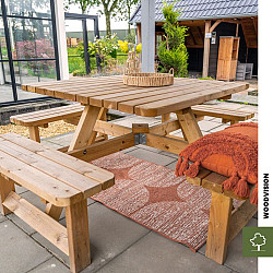 Picknicktafel Vierkant