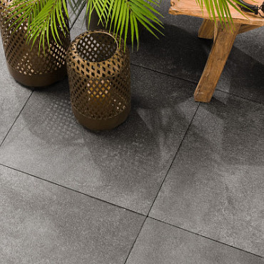 GeoProArte® Steel 60x60x4cm Oxid Grey